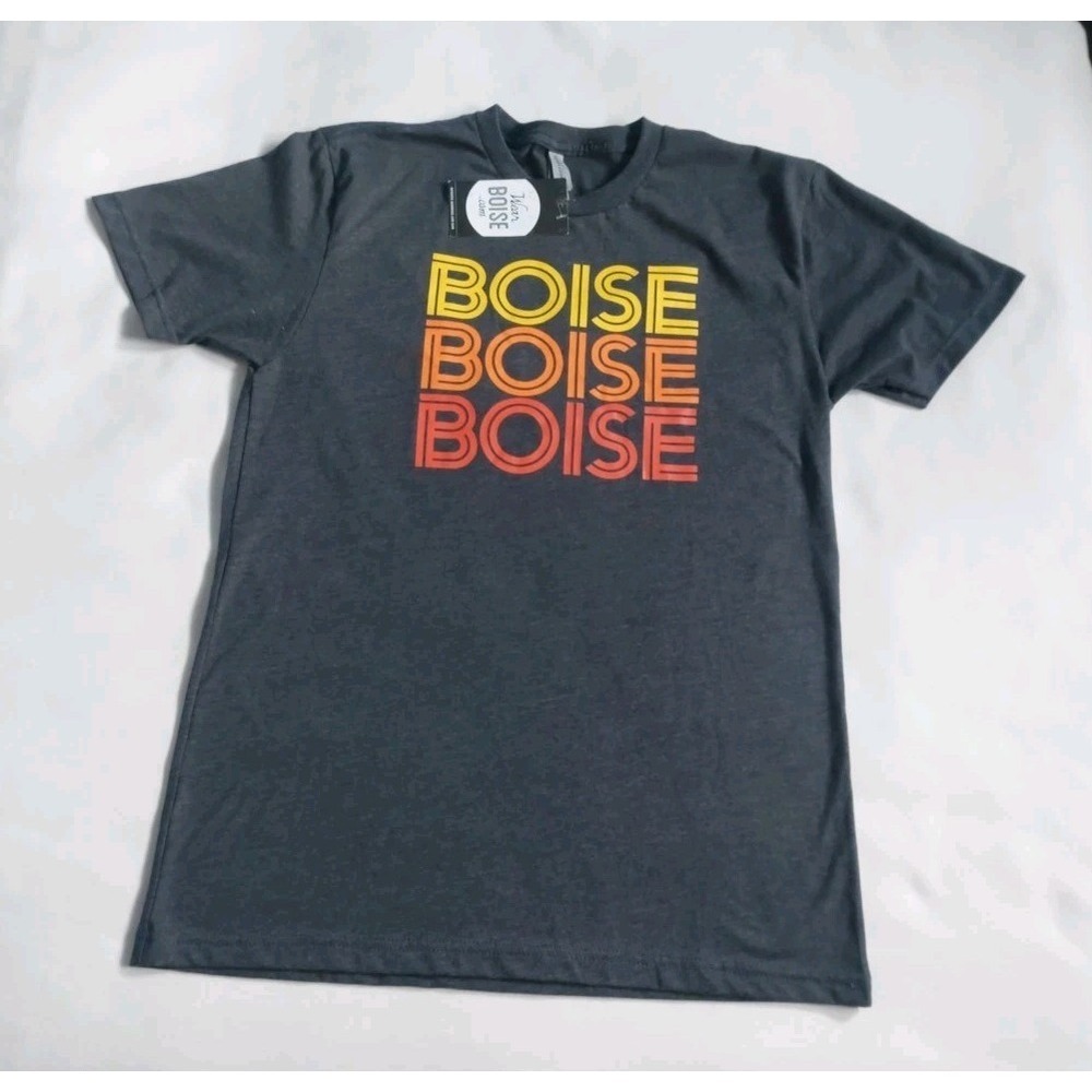 Boise Boise Boise Charcoal Unisex Tee Size M